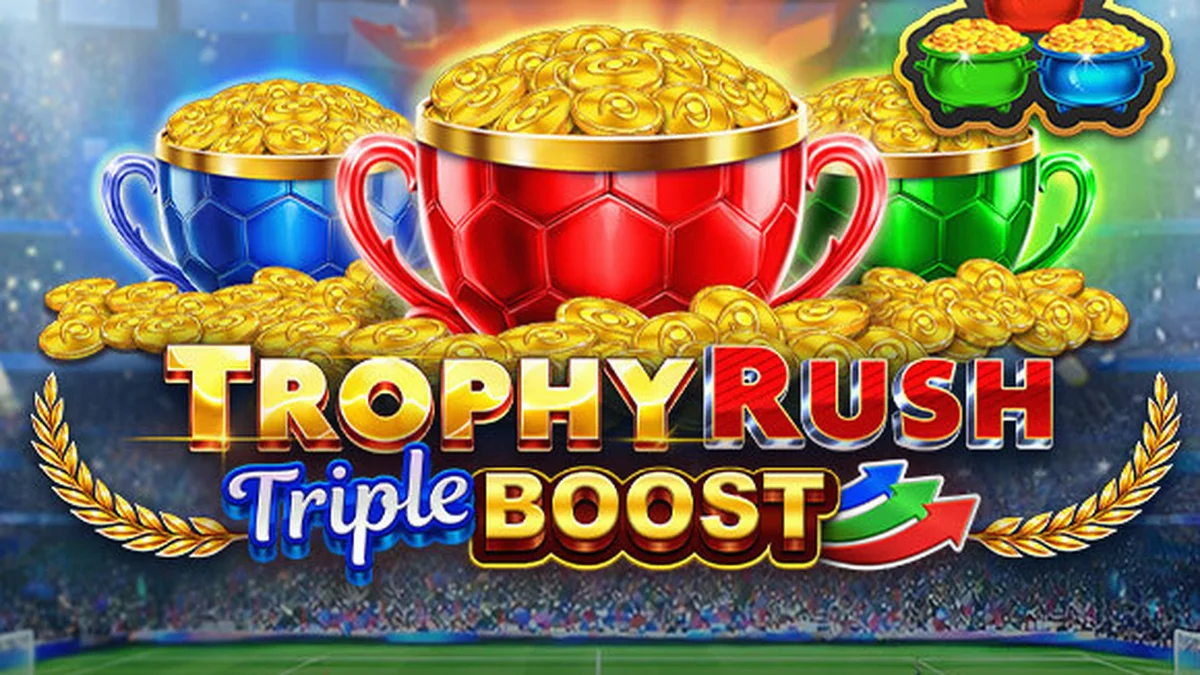 Trophy Rush Triple Boost স্লটের গোল্ডেন কয়েন এবং বোনাস হুইল ফিচার